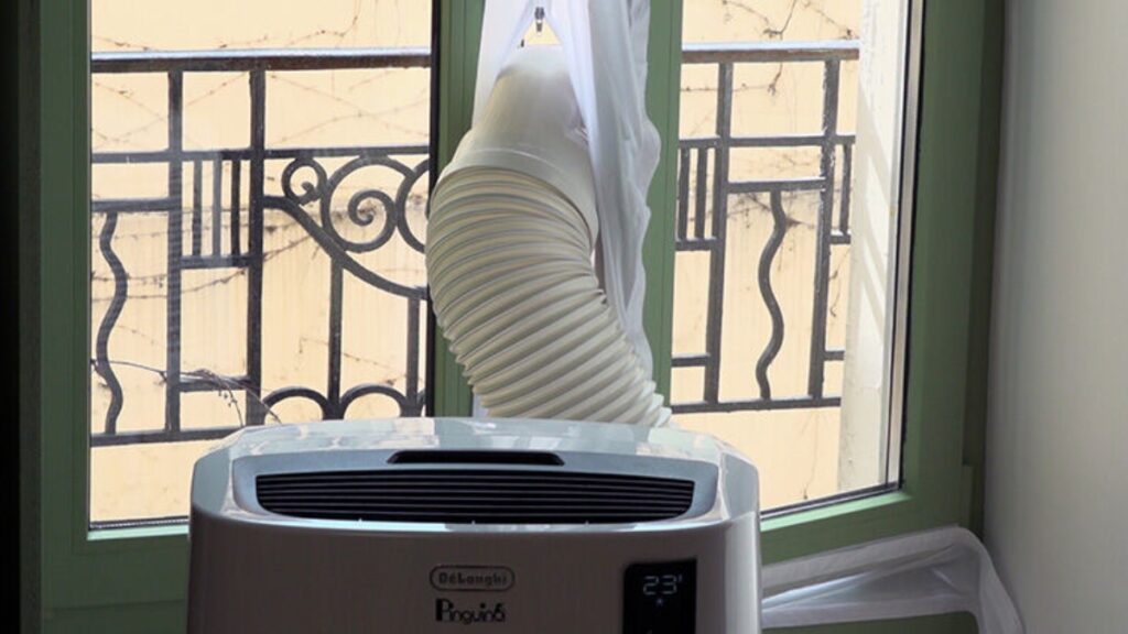 Climatisation mobile installée