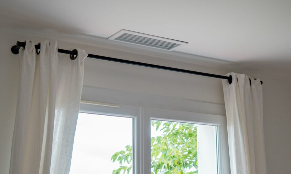 Grille de soufflage d'un gainable